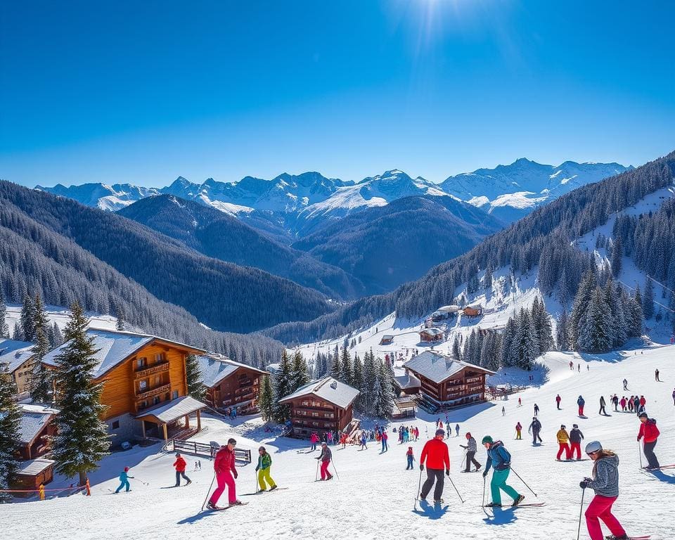 Samnaun: Belastingvrij skiën in Zwitserland