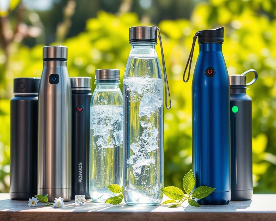 Slimme drinkflessen voor hydratatieherinneringen