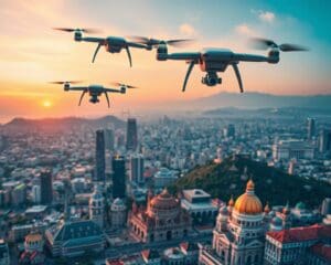 Slimme drones voor geweldige luchtfoto's