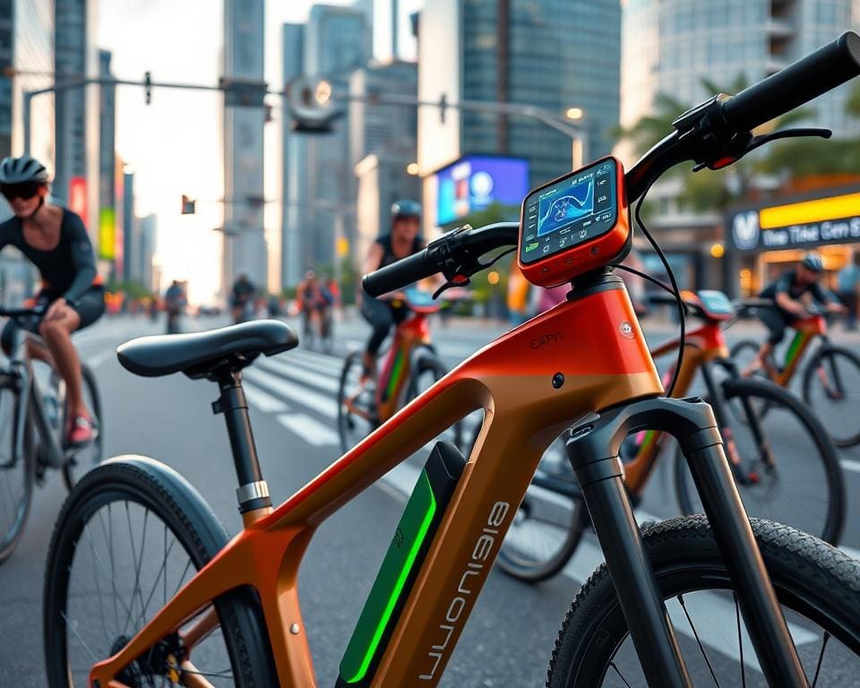 Slimme fietsen met ingebouwde GPS-trackers