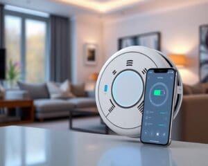 Slimme rookmelder met batterijcontrole via app