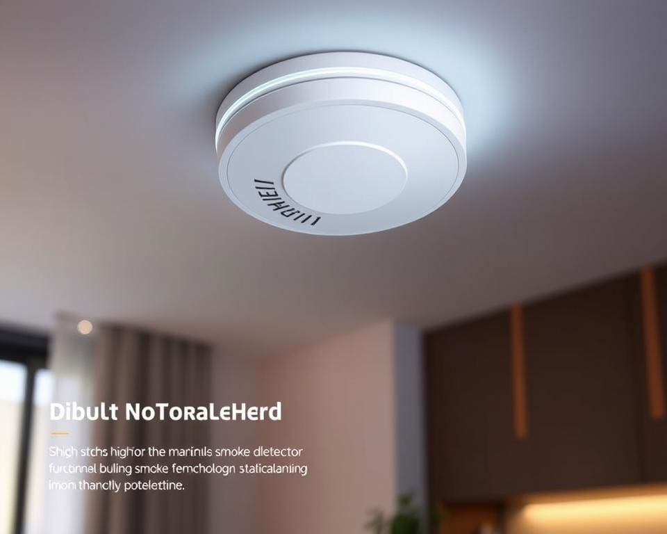 Slimme rookmelder met ingebouwde alarmfunctie