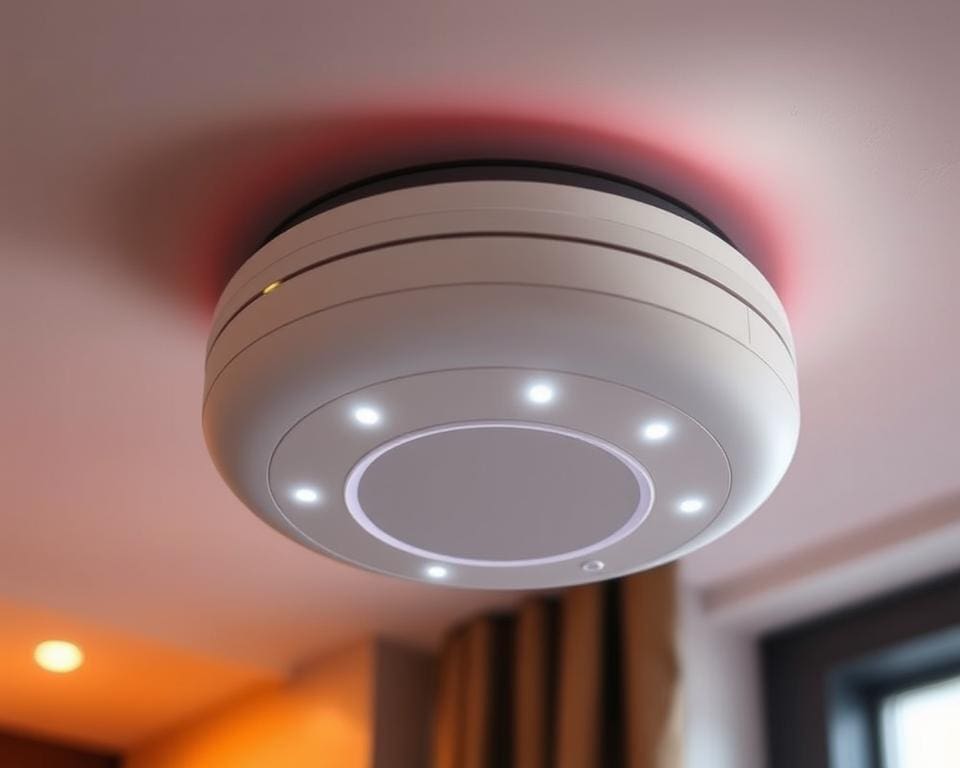 Slimme rookmelder met ingebouwde verlichting