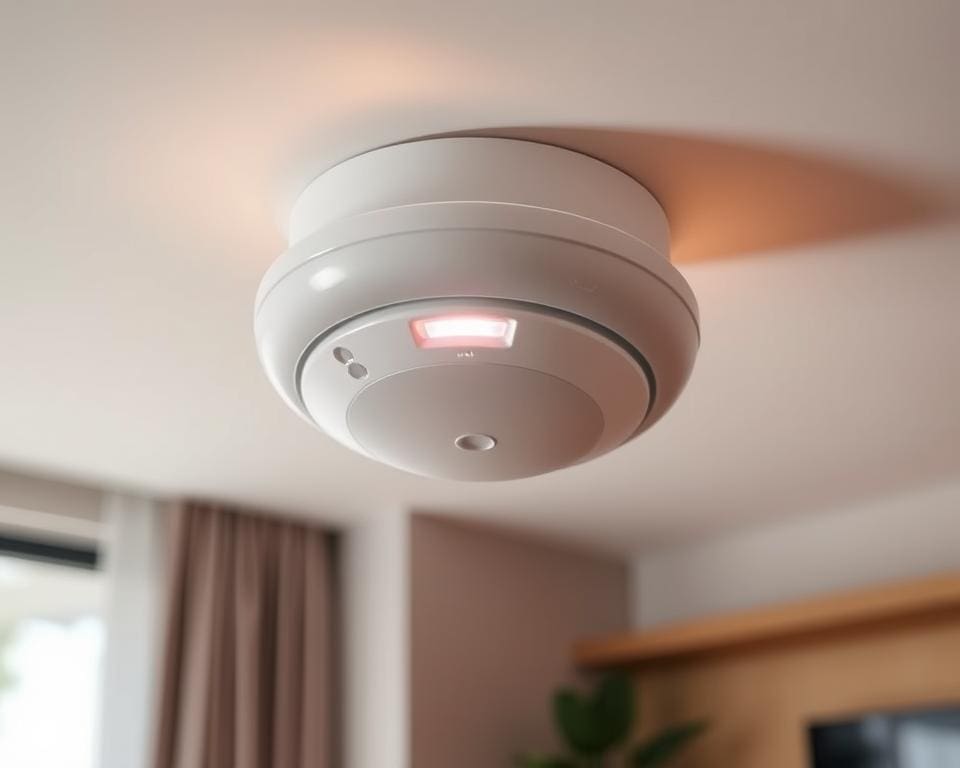 Slimme rookmelder met noodverlichting