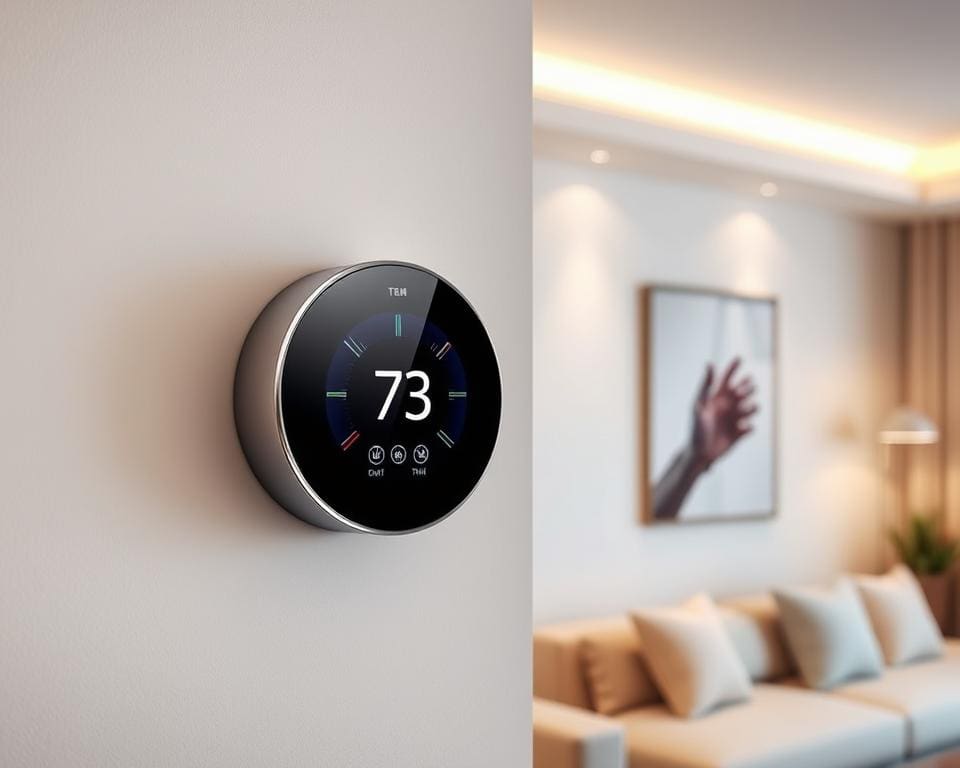 Slimme thermostaat met automatische detectie