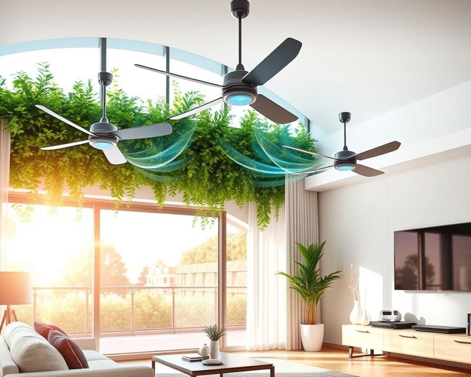 Slimme ventilatoren voor frisse lucht in huis
