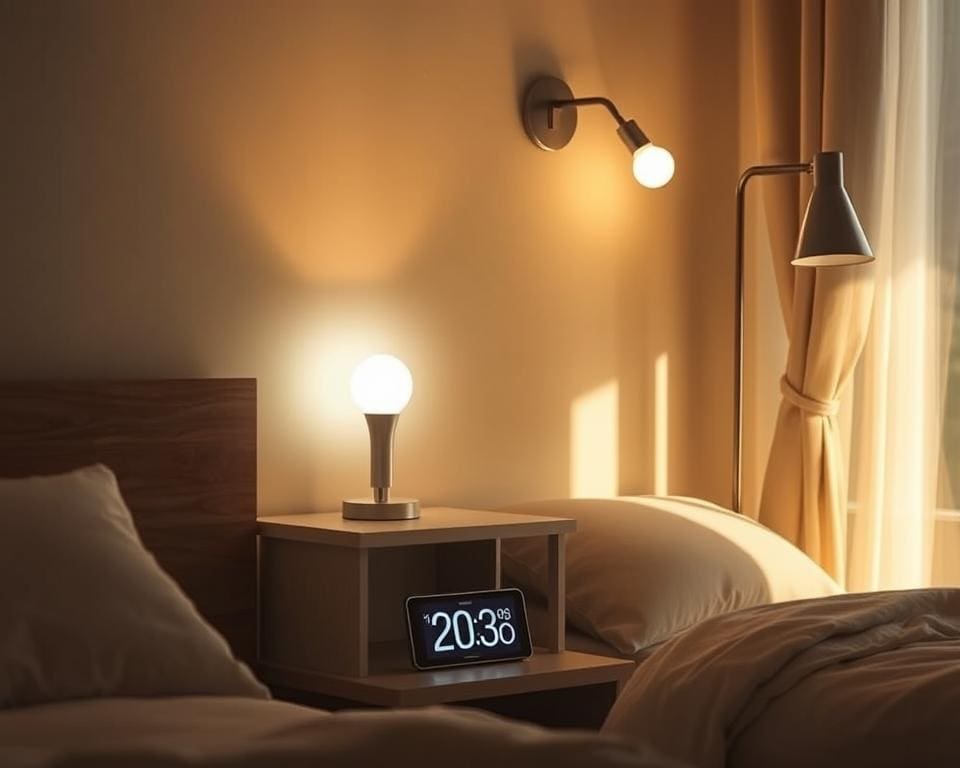Slimme verlichting met wekkeroptie