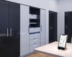 Smart opberglades met app-bediening