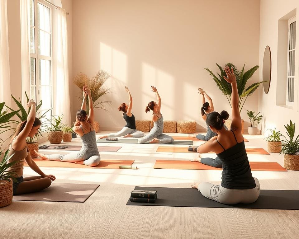 Stretchingroutines die stress verminderen