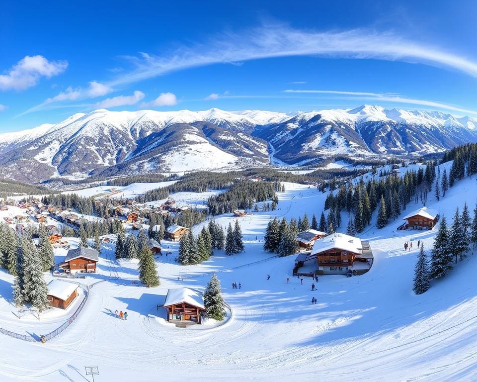 Verschillende skigebieden in Les Arcs