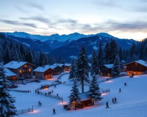 Villars-sur-Ollon: Zwitsers skiën in knusse sfeer