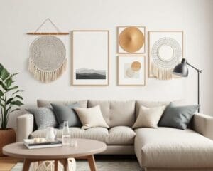 Wanddecoratie in Scandinavische stijl: eenvoudig en elegant