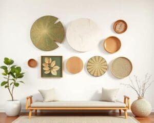 Wanddecoratie in natuurlijke tinten: rustgevend en stijlvol