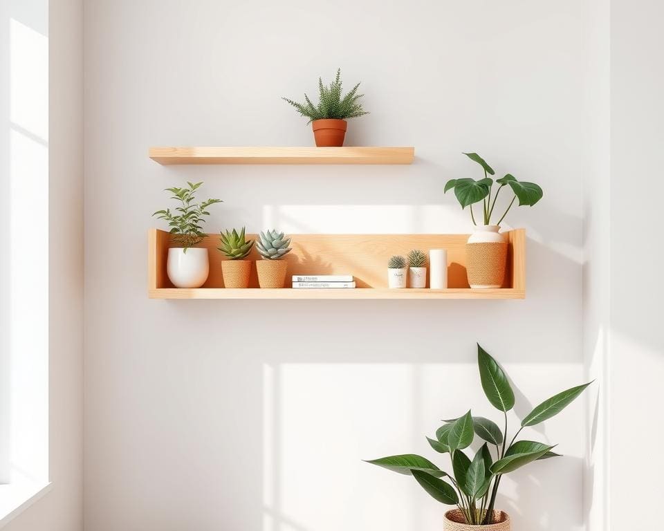 Wandplank in Scandinavisch design: fris en functioneel