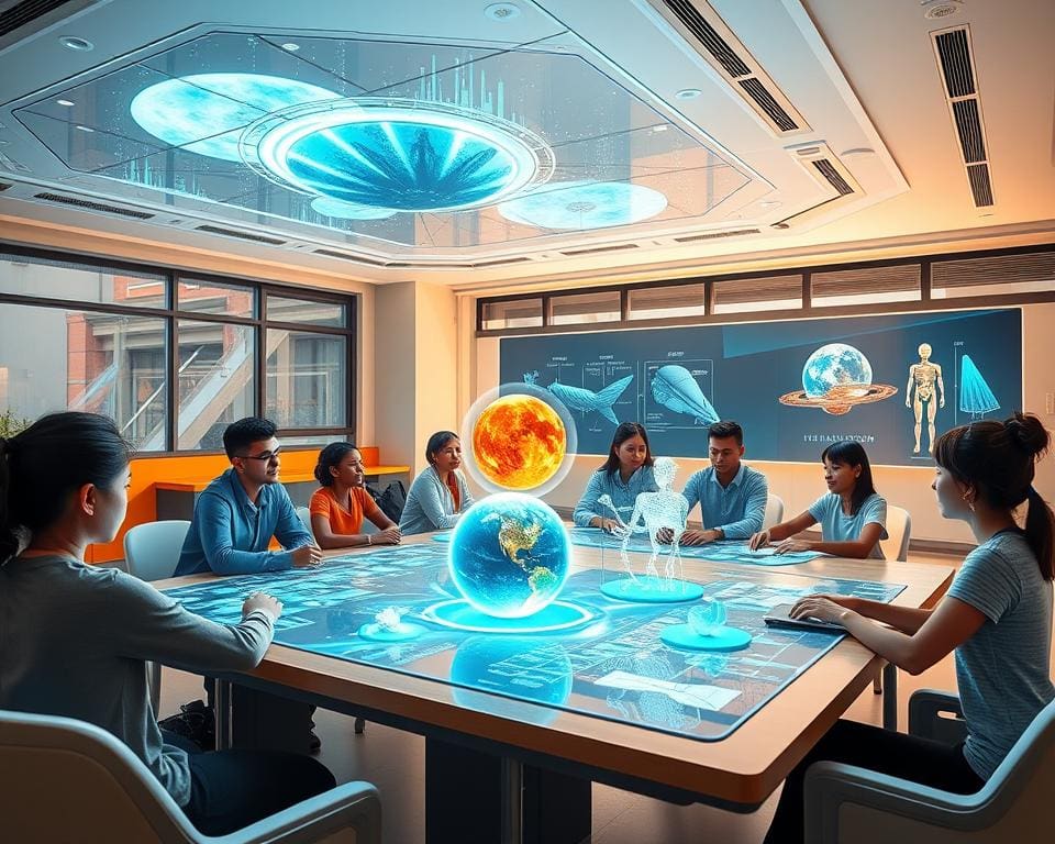 Wat maakt holografische displays nuttig in onderwijsomgevingen?