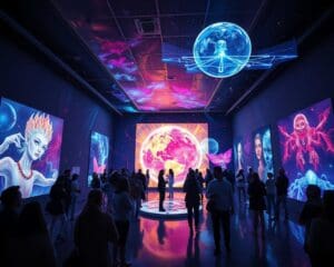 Wat zijn de voordelen van holografische technologie in kunst?