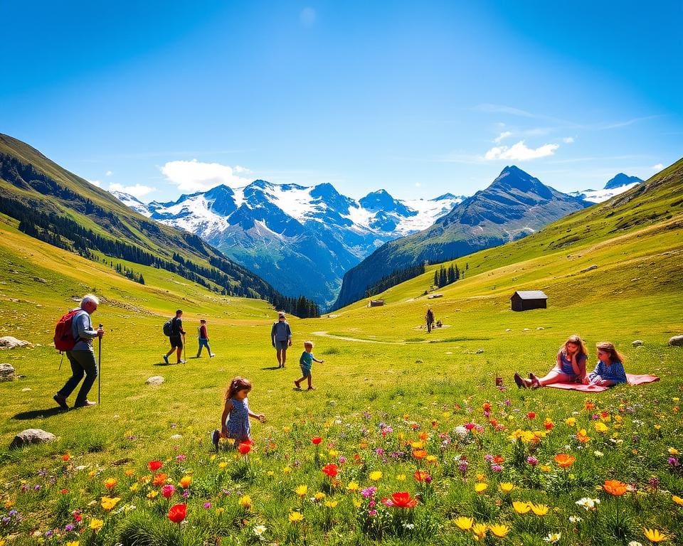 activiteiten voor gezinnen in Anzère