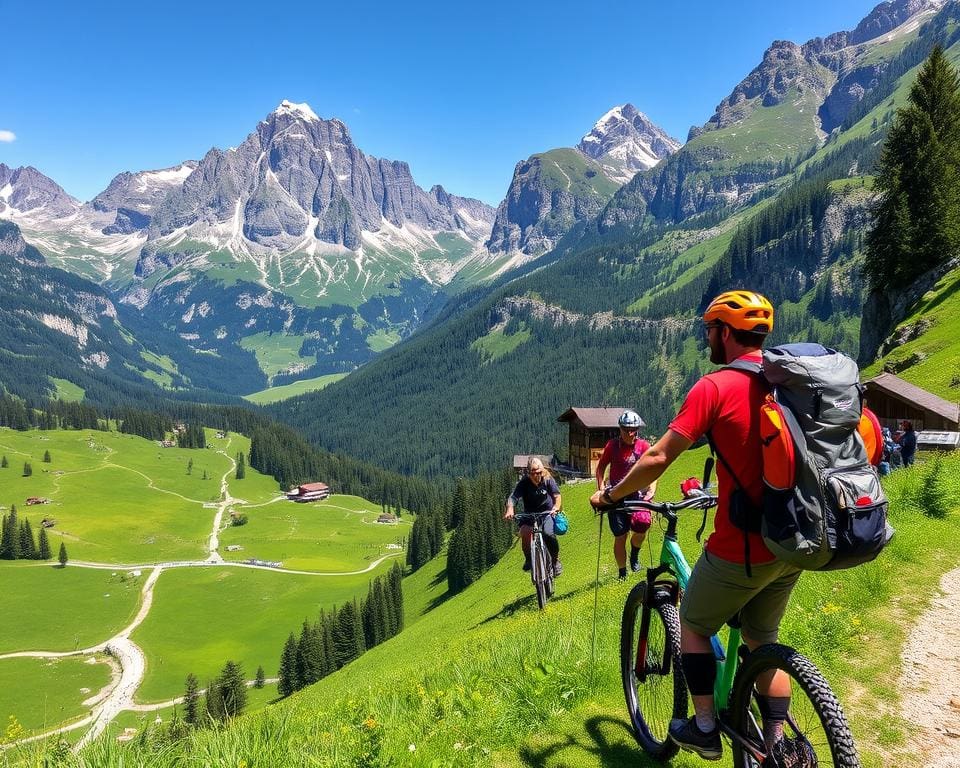 avontuurlijke reiziger outdooractiviteiten in Mittenwald