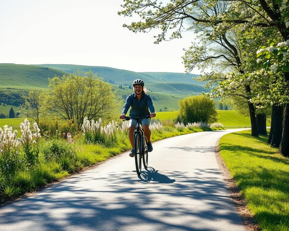fietsen en stressvermindering