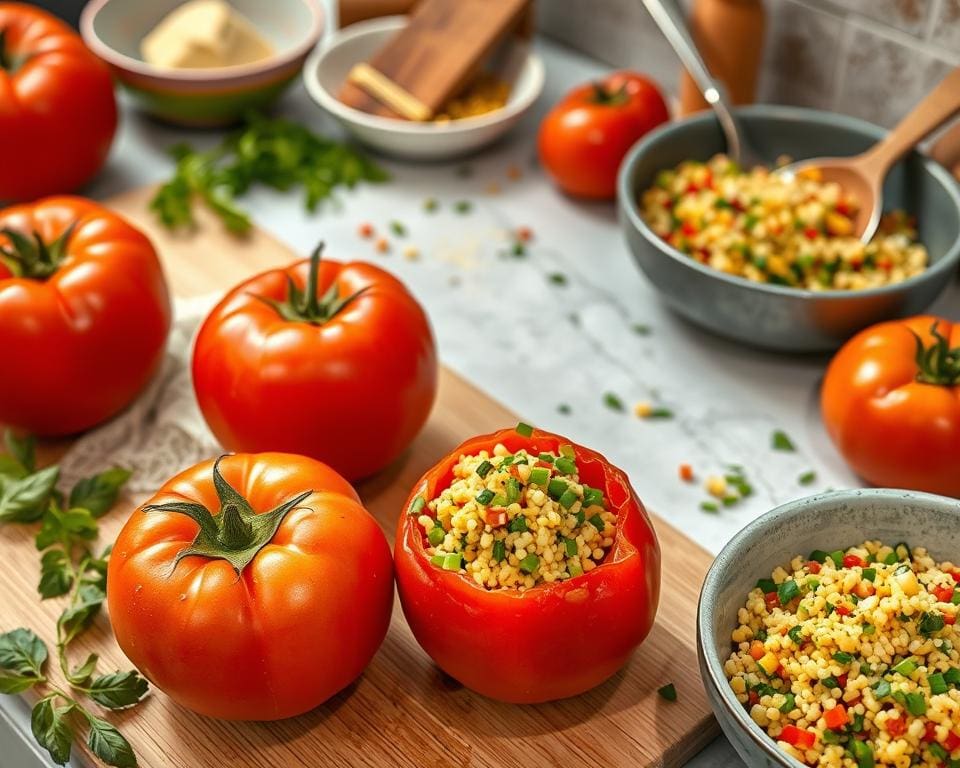 gevulde tomaten maken