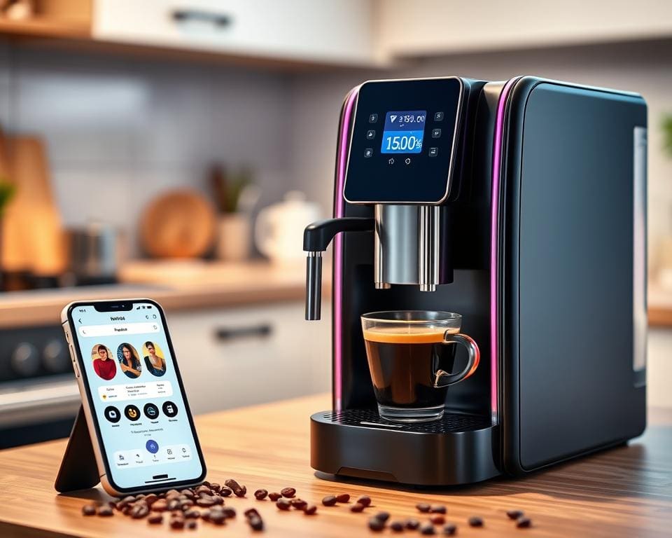 koffiemachine met app