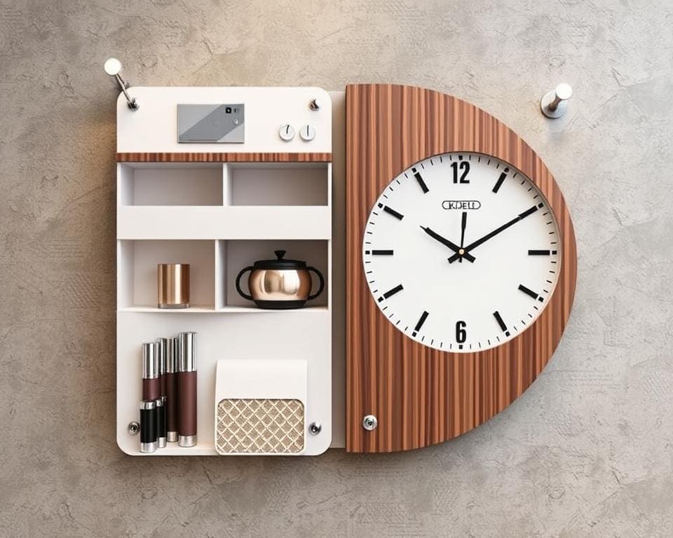 multifunctionele wandklok