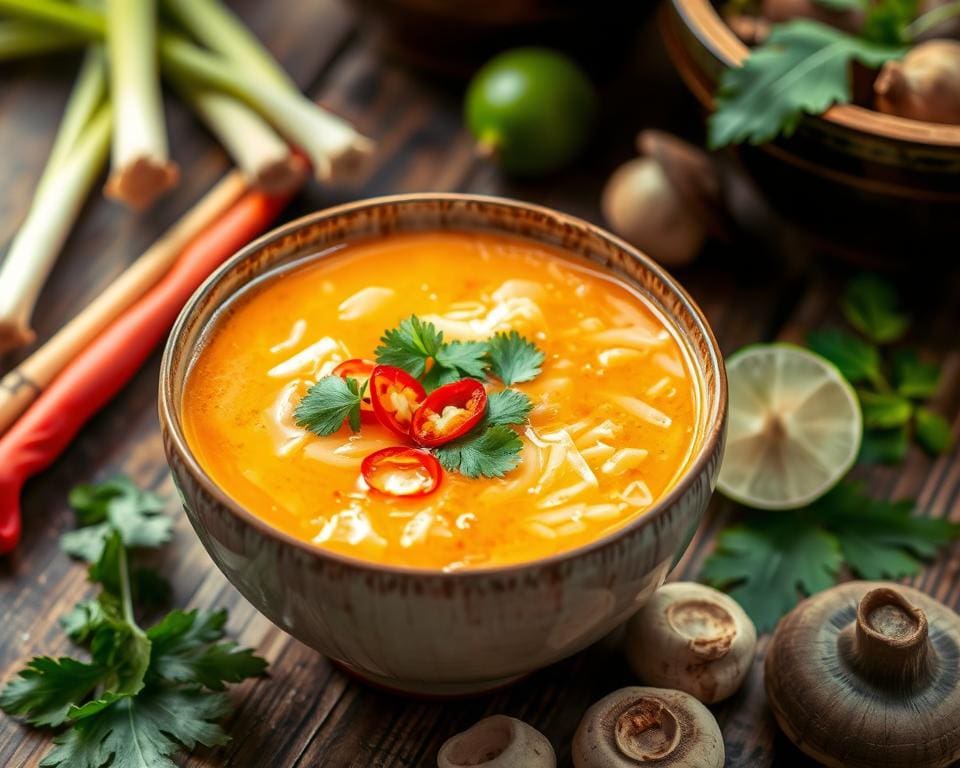 recept Thaise kokossoep
