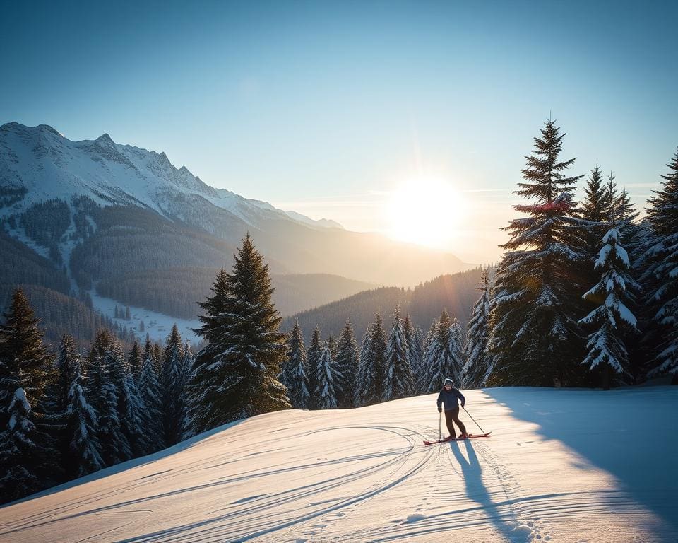 skiën in Beierse rust en natuur