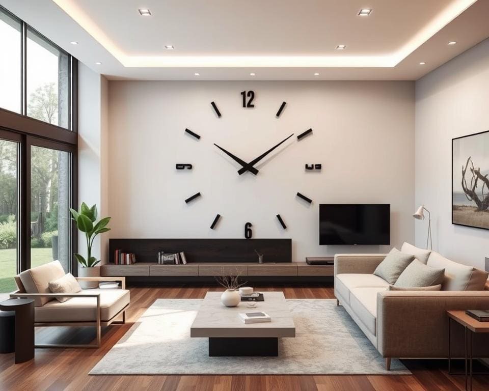 trendy wandklok