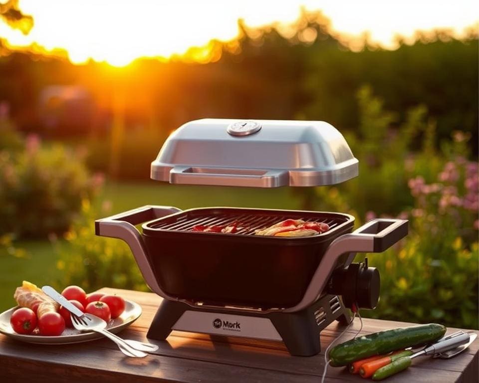 Compacte barbecues met elektrische aansteker
