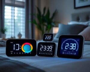 Digitale klokken met slaapcyclusweergave