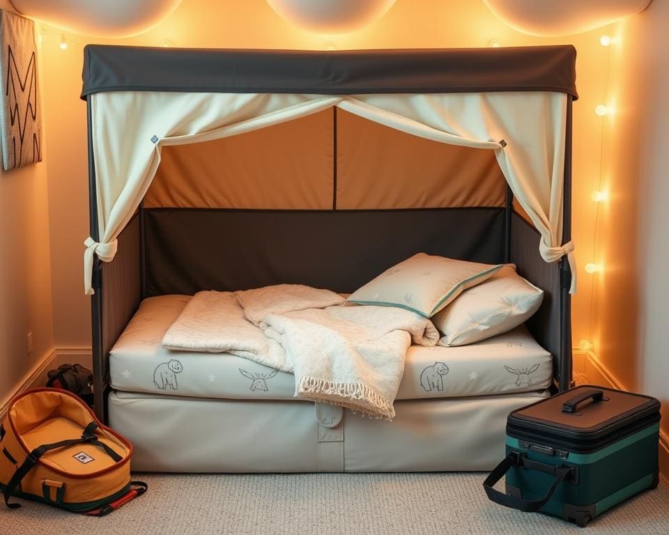 Opvouwbare reisbedden voor kinderen