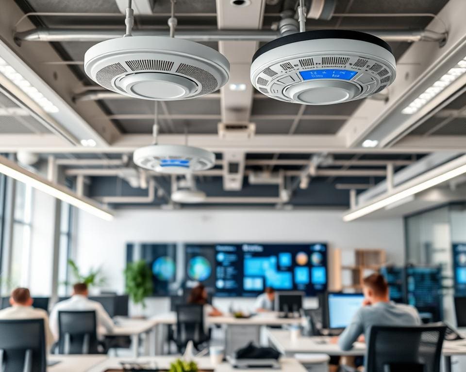 Wat zijn de voordelen van slimme rookmelders in kantoorgebouwen?