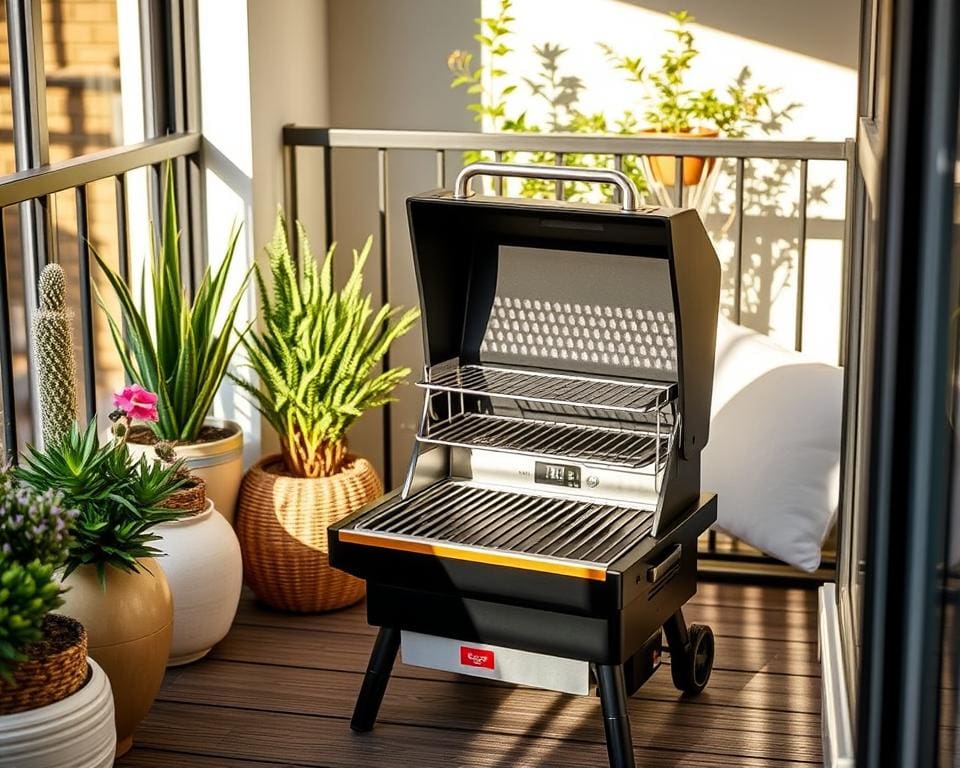 compacte BBQ voor balkon