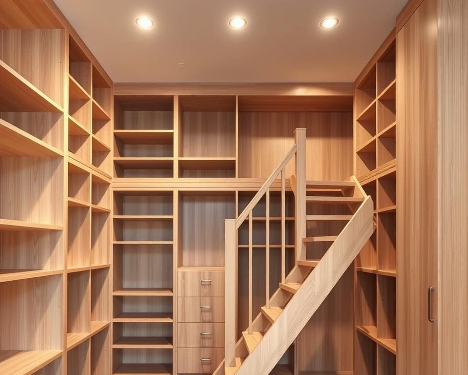 Hoe kies je een multifunctionele trapkast?