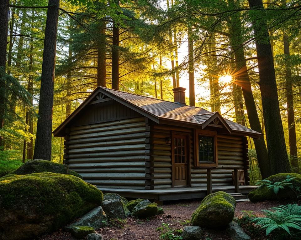 Waar ervaar je de ultieme rust in een boshuisje?