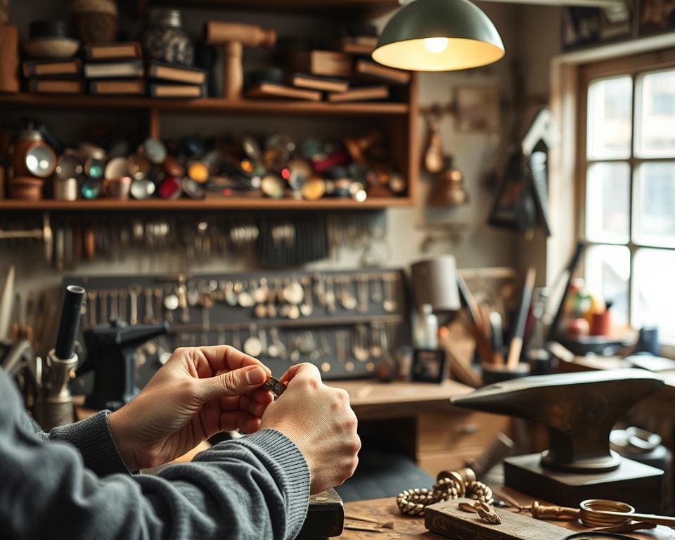 Waar volg je een creatieve cursus edelsmeden?