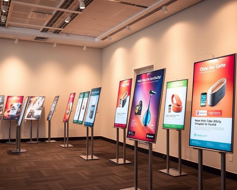 Zijn posterborden geschikt voor productpresentaties?