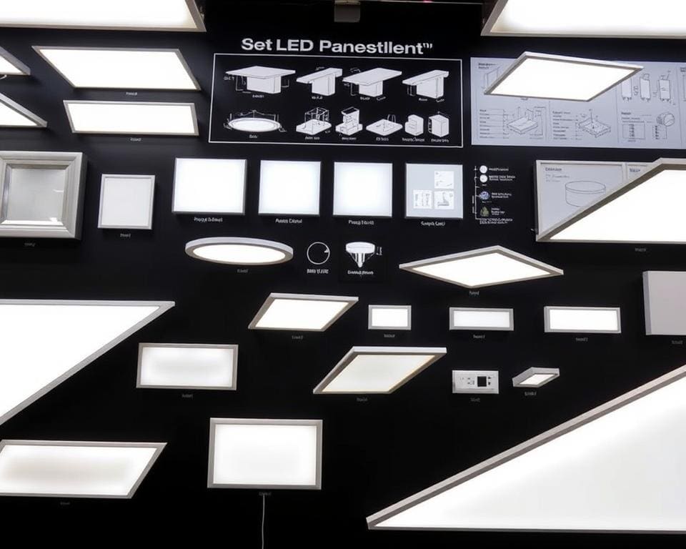 soorten LED panelen