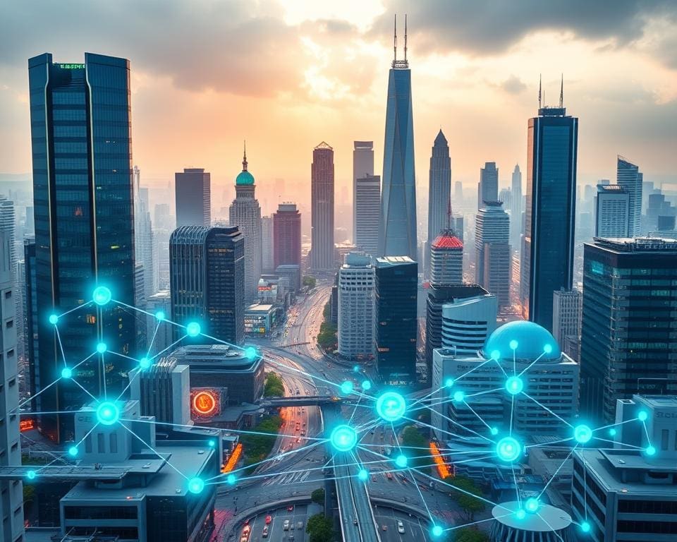 Blockchain en IoT in slimme steden