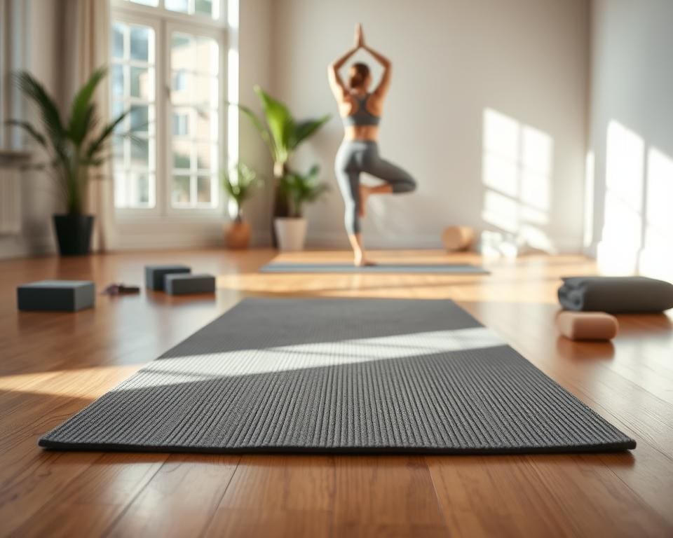 Hoe kan een yogamat je balans en stabiliteit verbeteren?