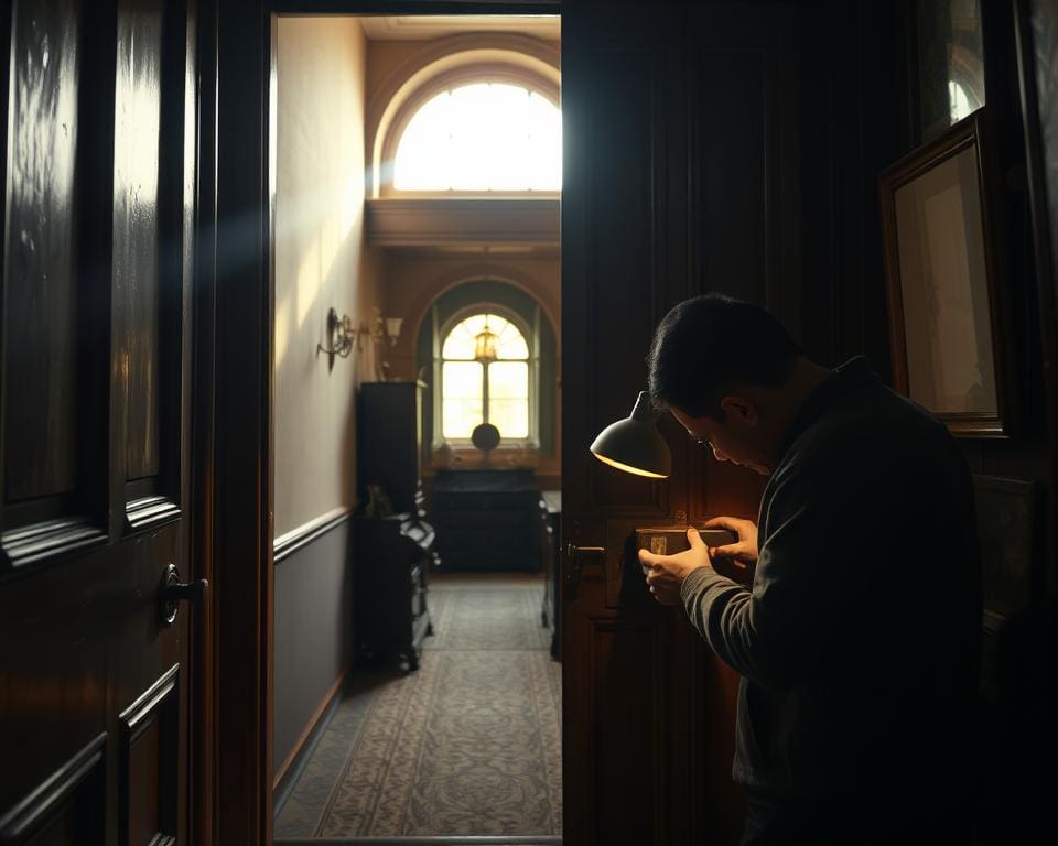 Sloten vervangen in een oud huis in Brussel