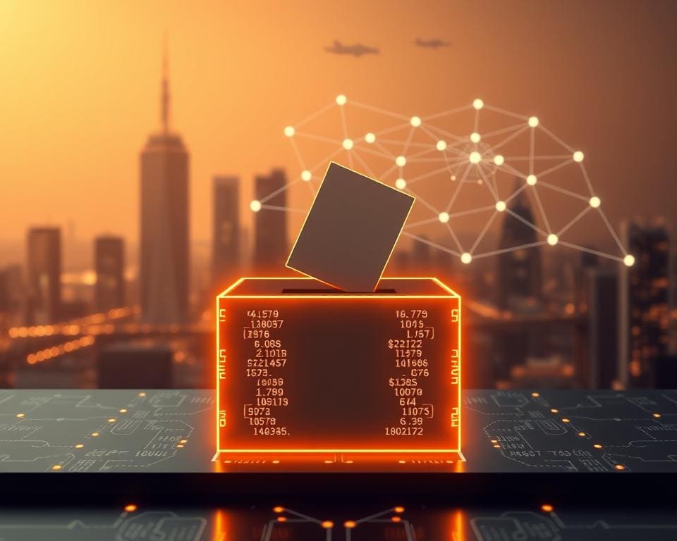 Wordt blockchain gebruikt voor veilige online stemprocedures?