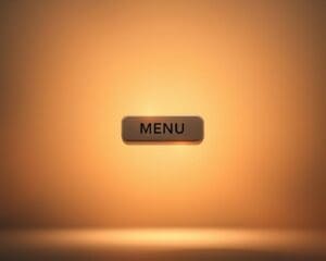 Kan een menuknop ook verwondering oproepen?