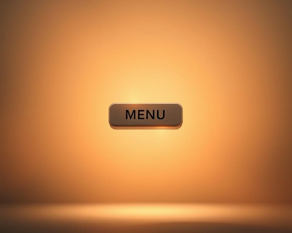 Kan een menuknop ook verwondering oproepen?