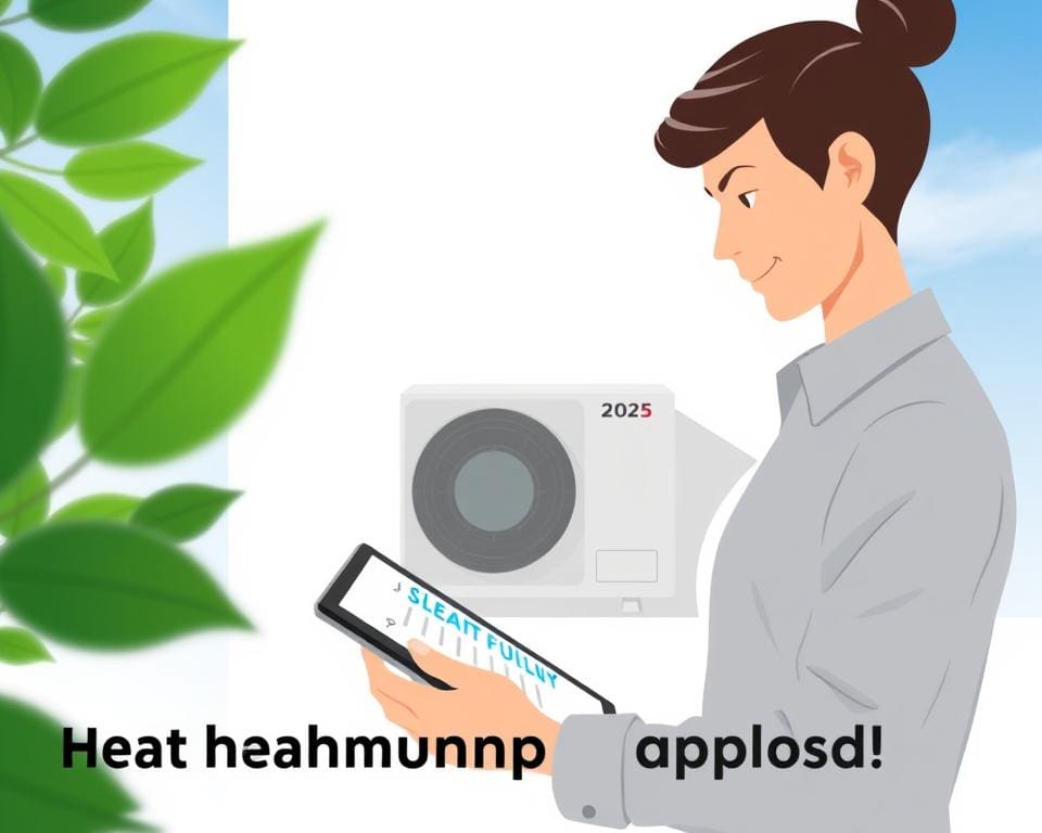 Slim je warmtepomp subsidie 2025 aanvragen