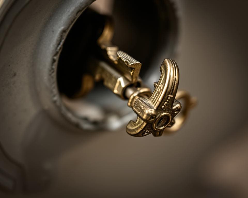 Wat als de sleutel afbreekt in het slot?