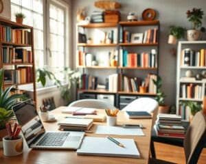 Wat zijn creatieve werkplekken voor thuis?