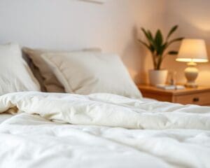 Wat zijn fijne materialen voor slaapkamertextiel?