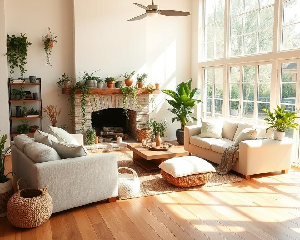 Wonen met natuurlijke materialen en zachte kleuren